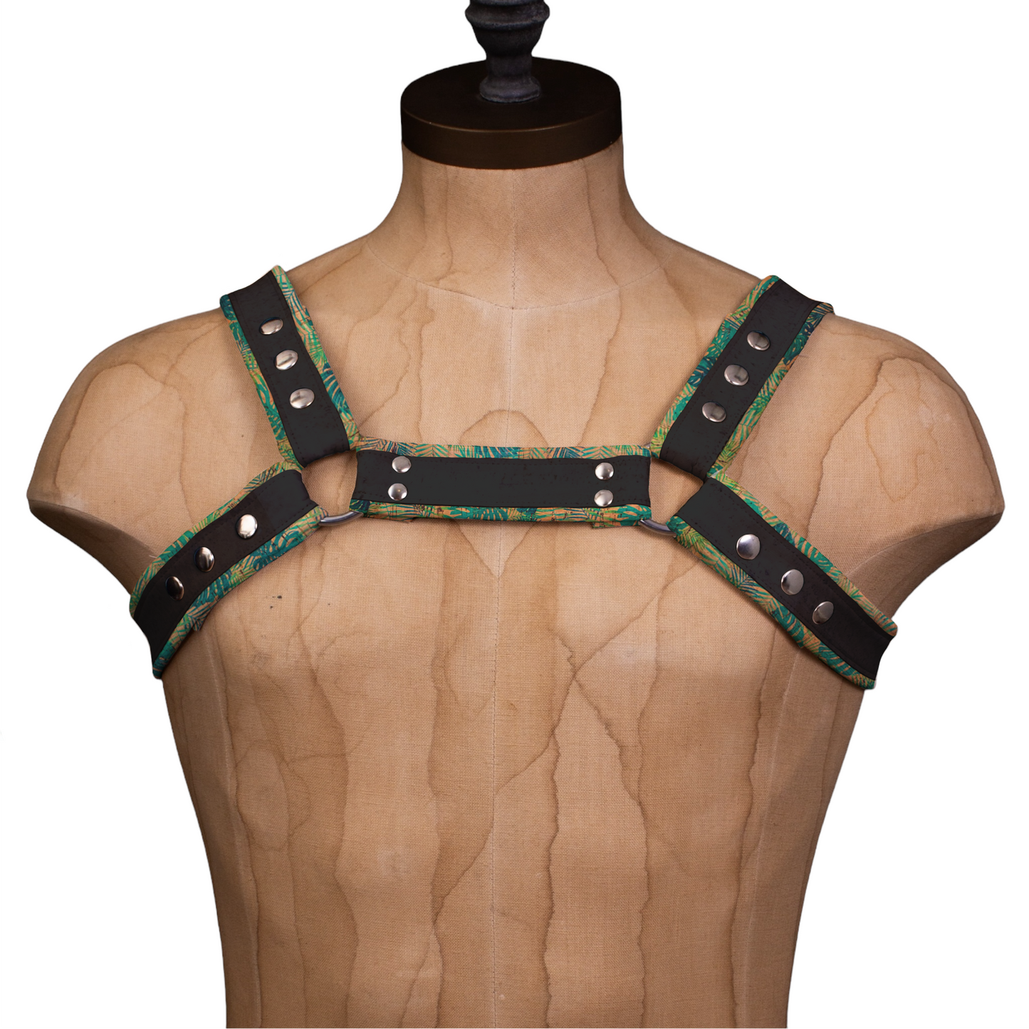 Vega Cork Bulldog Monstera Harness