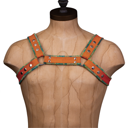 Vega Cork Bulldog Monstera Harness