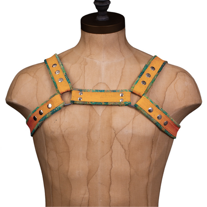 Vega Cork Bulldog Monstera Harness